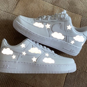 Cloud Reflective Air Force 1 - Custom Nike Air Force 1 - Cloud Reflective  Custom Air Force 1s, Custom Nike Air Force 1 Cloud Reflective