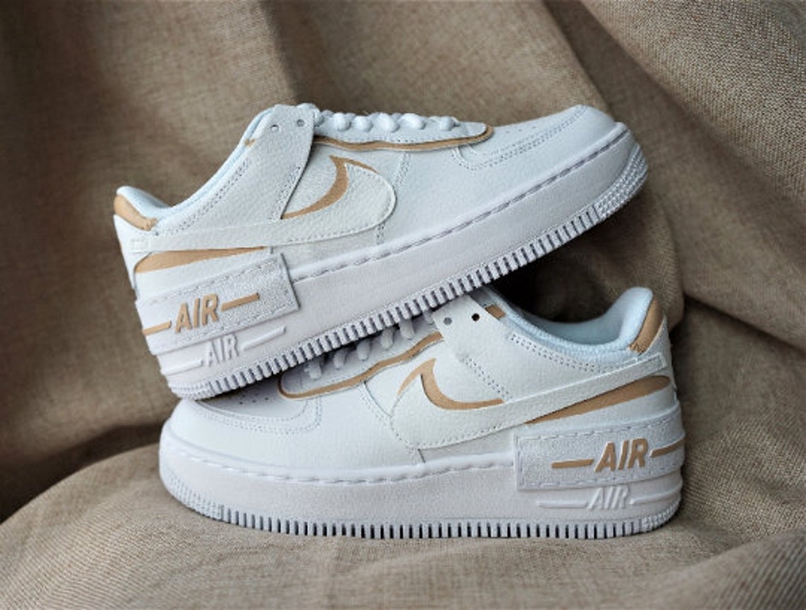 air force 1 shadow custom black and white