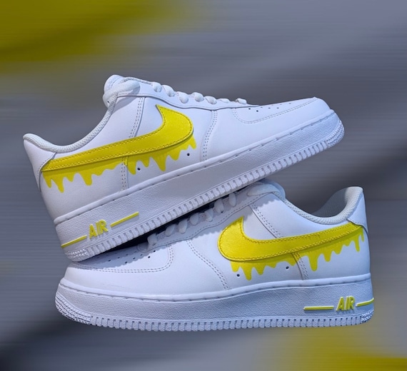 custom yellow air force 1