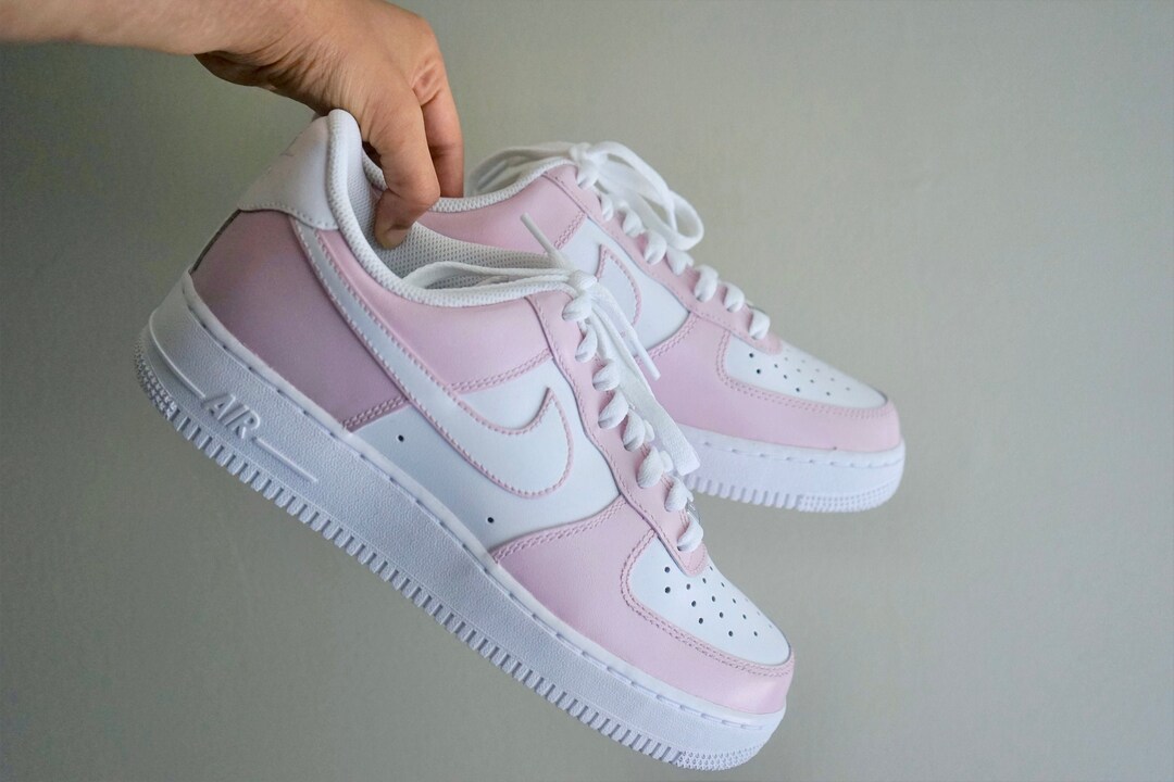 Pink Custom Air Force 1 - Custom Nike Air Force 1 - Pink Tones
