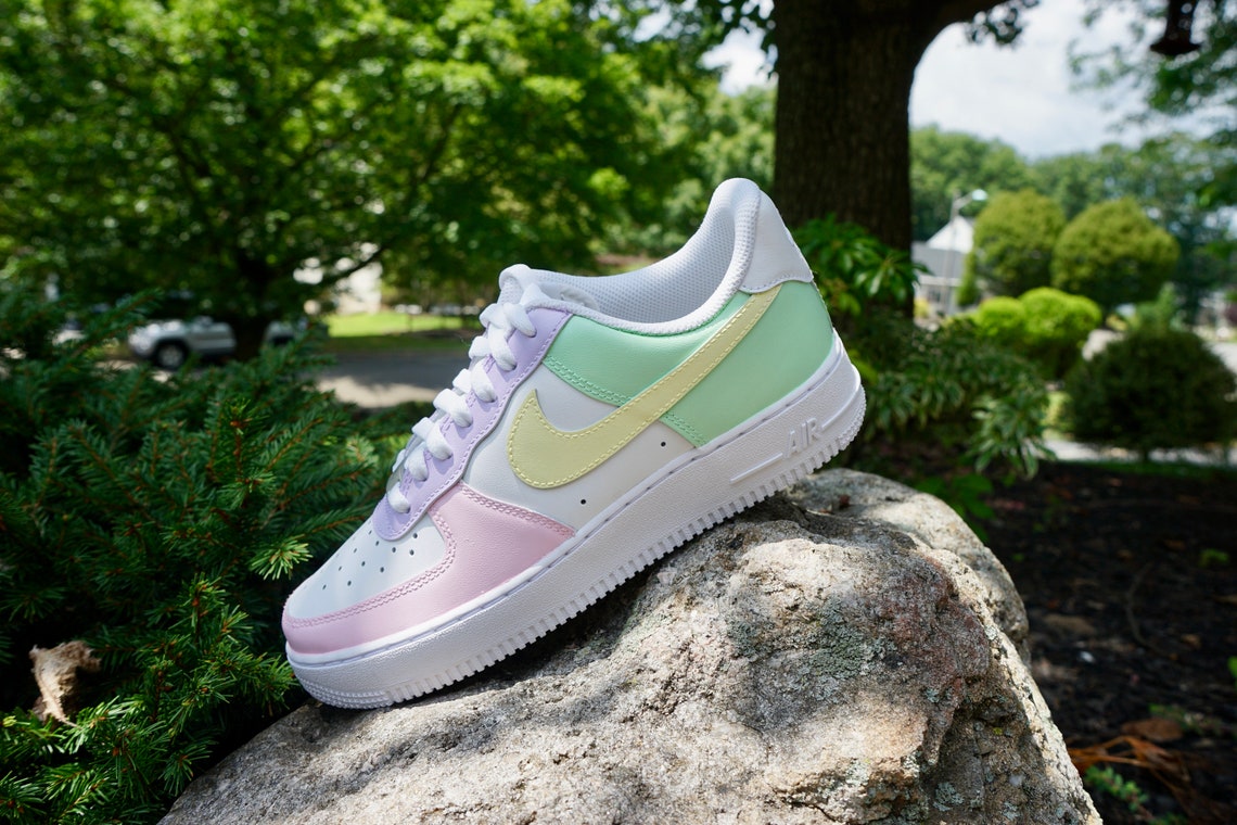 custom nike air force 1 pastel
