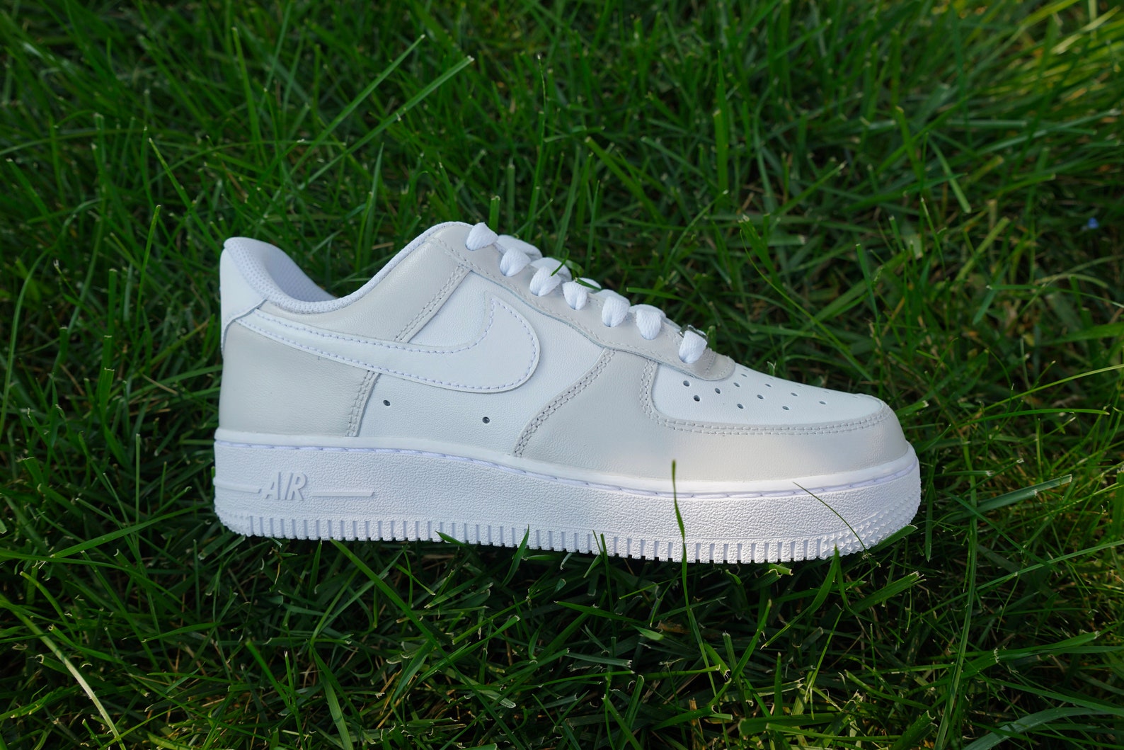 custom nike air force 1 beige tones