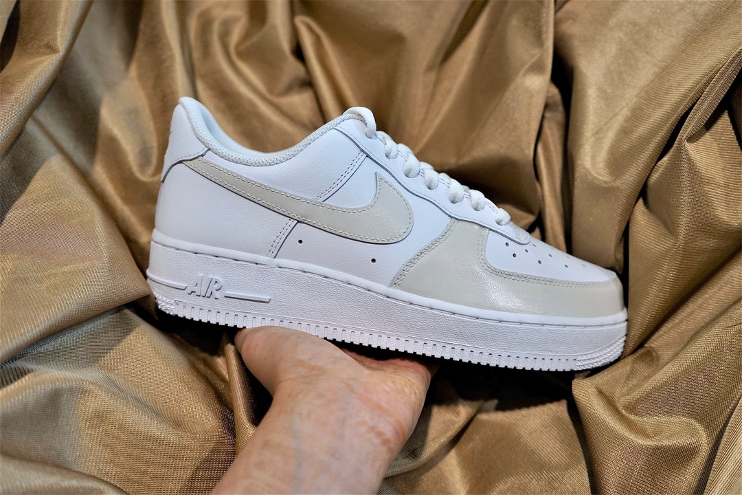 custom nike air force 1 brown beige