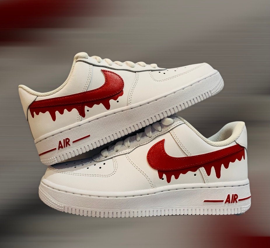 Custom Nike Air Force 1 Any Color Drip Custom Nike Drip Air - Etsy