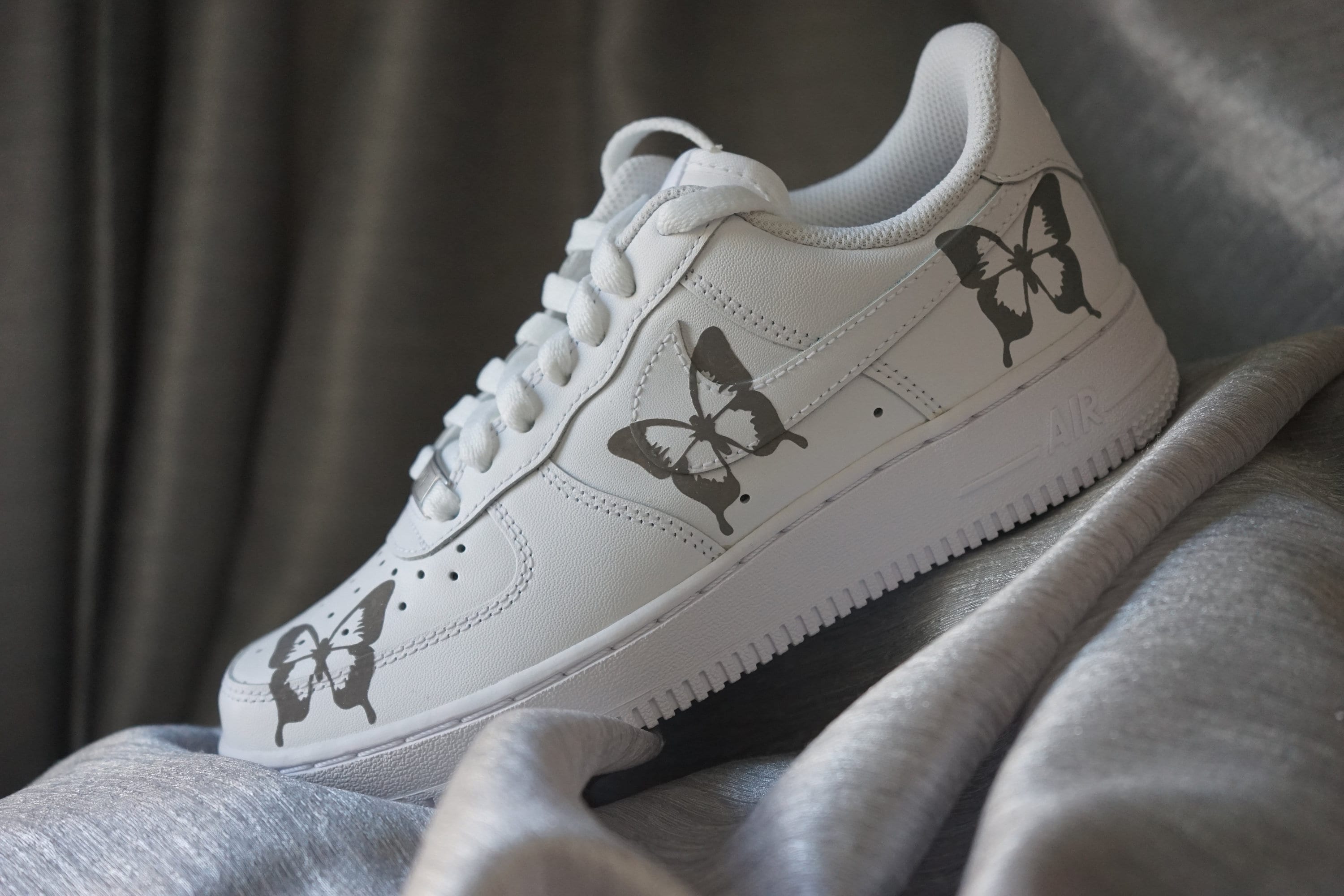 reflective butterfly air force 1
