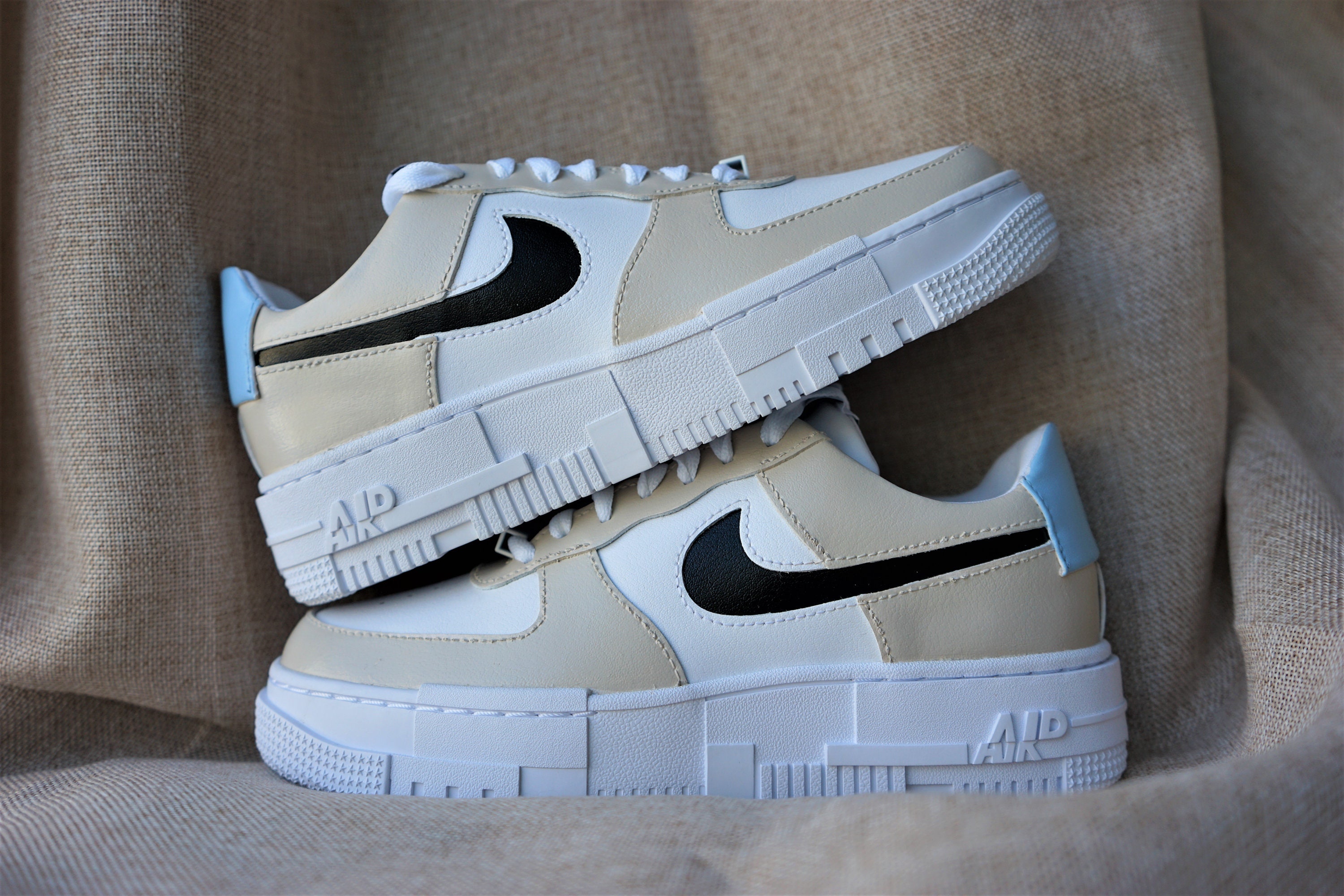 nike pixel shoes desert sand