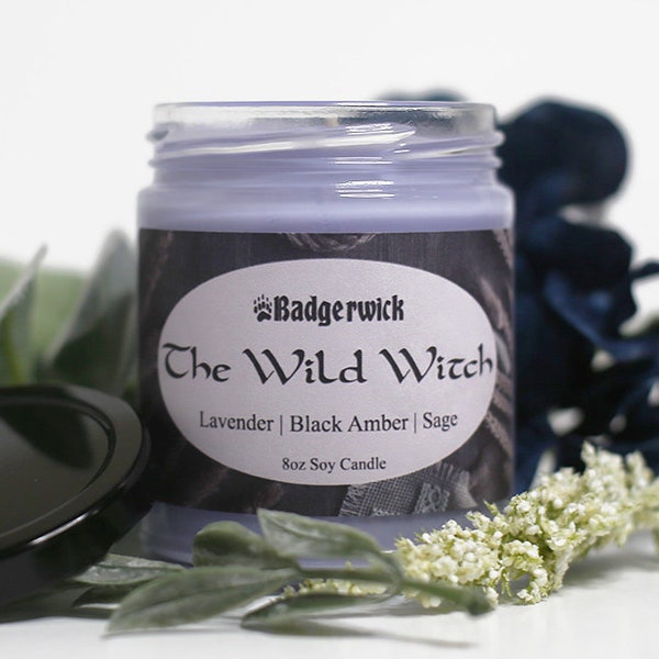 The Wild Witch, Morrigan Dragon Age Inspired Candle, 8oz Candle
