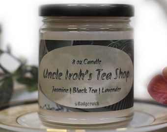Uncle Iroh's Tea Shop, inspired by Avatar: The Last Airbender, 8oz Candle