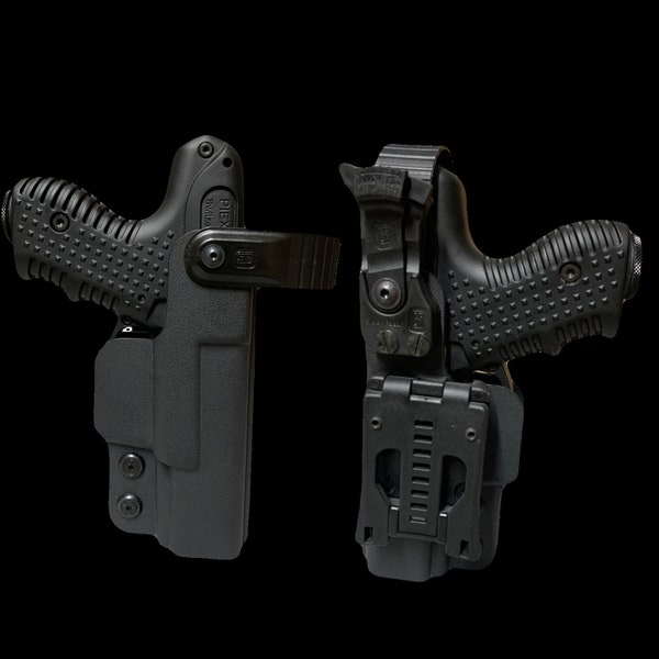 Piexon JPX2 gen.2 Jet Protector Kydex Holster mit Paladin Daumen Sicherung - Paddle - Multi Lok - Schwenkbare Gürtel Clip Ohne JPX Waffe