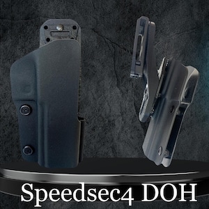 Kydex Waffen Holster Pistolen Halfter DOH Drop Offset Höhen und Tiefen Einstellbar  IPSC Sportschütze DE