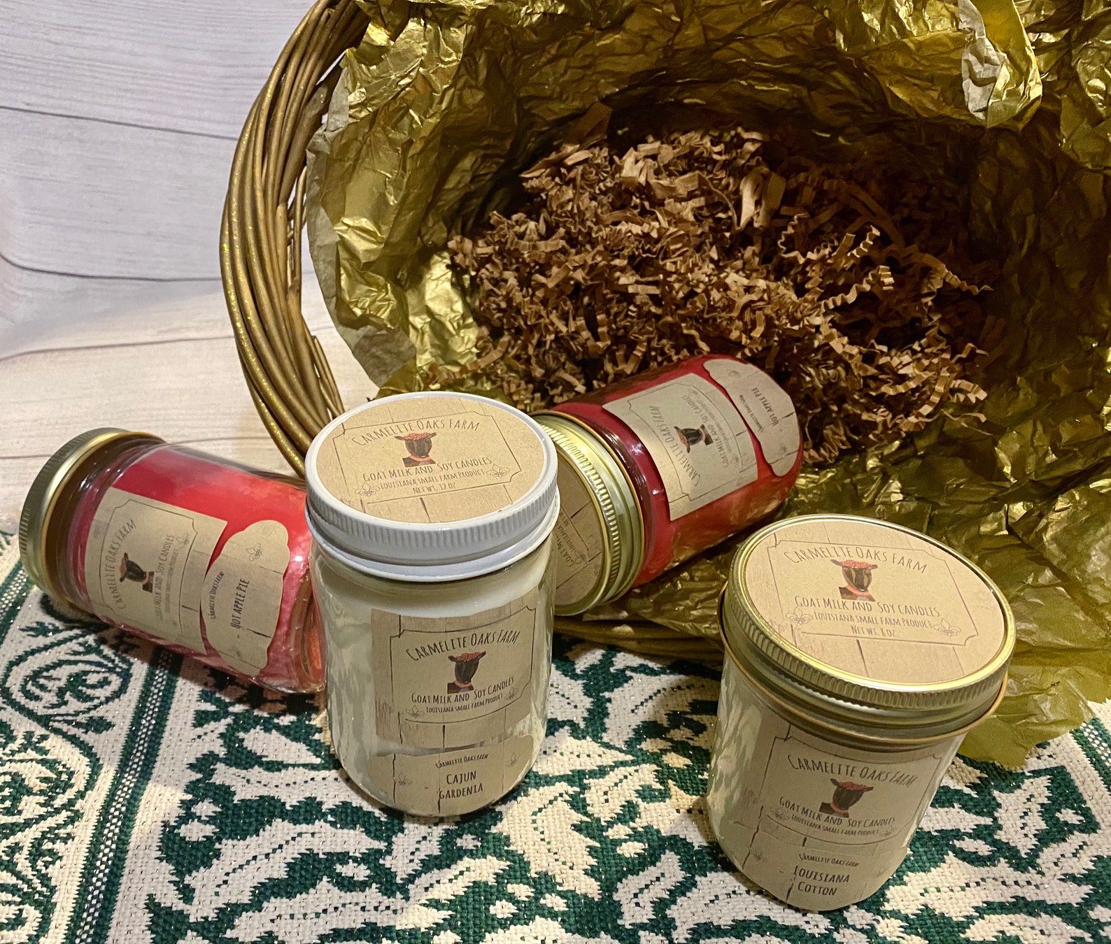 Goat Milk and Soy Candles 12 Ouncechristmas Scents Etsy