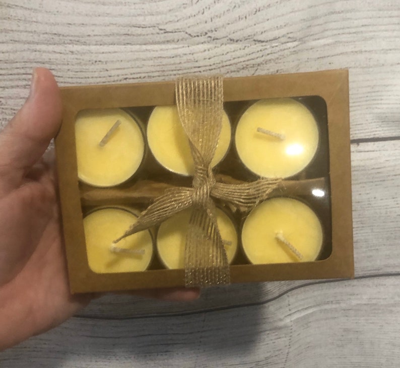 Goat Milk and Soy Tealight Candles Etsy