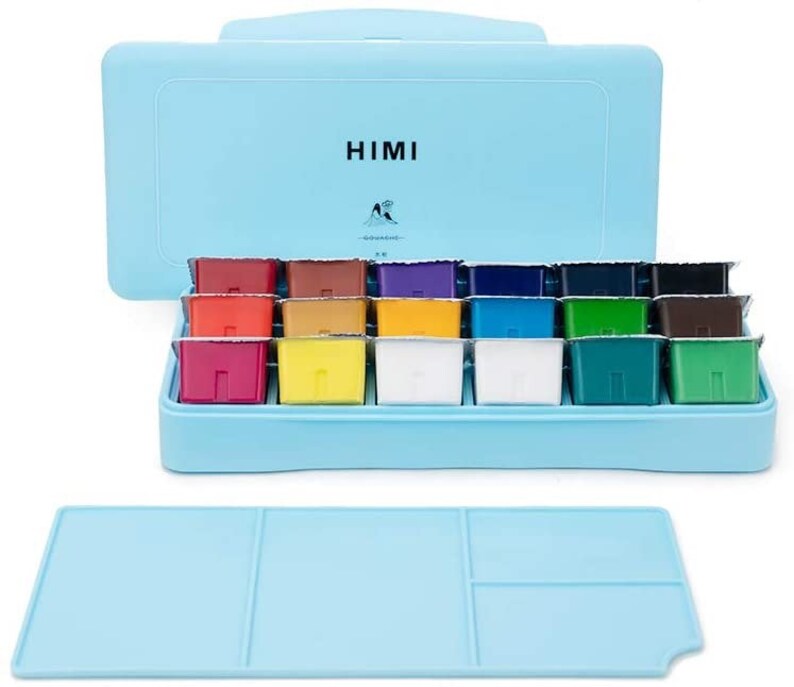 Miya Himi Artist's Gouache Paint Set Etsy