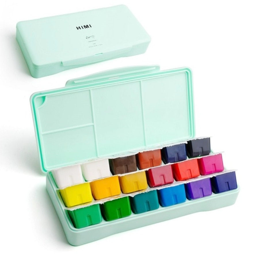 Miya Himi Artist's Gouache Paint Set Etsy
