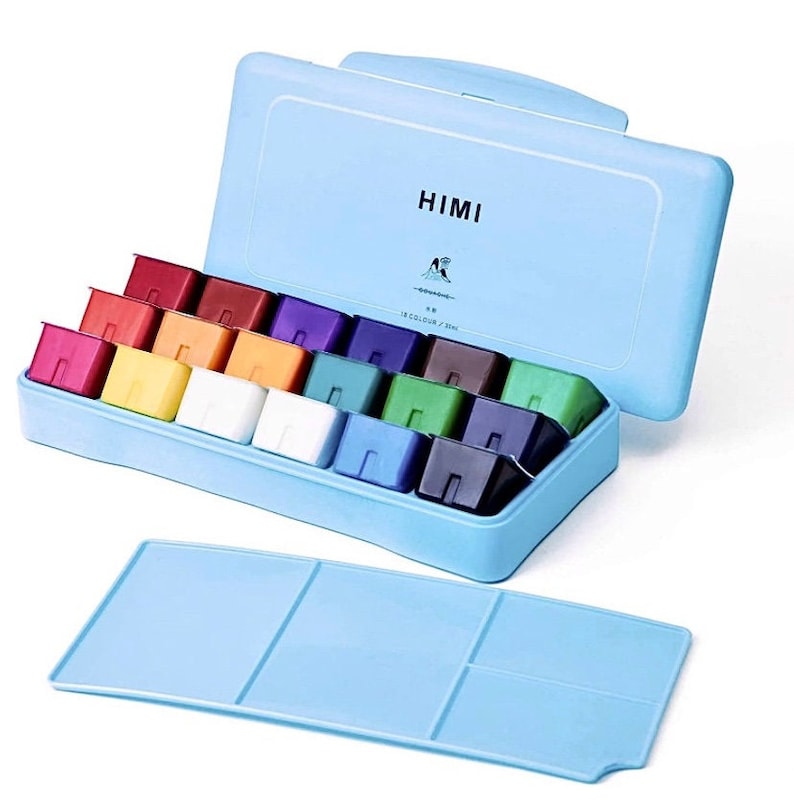Miya Himi Artist's Gouache Paint Set Etsy
