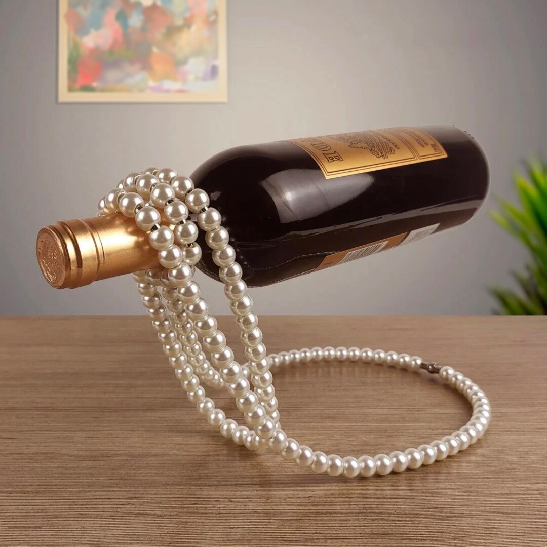 Floating Pearl Wine Holder Pearl Wine Rack Custom Made Wine Etsy UK