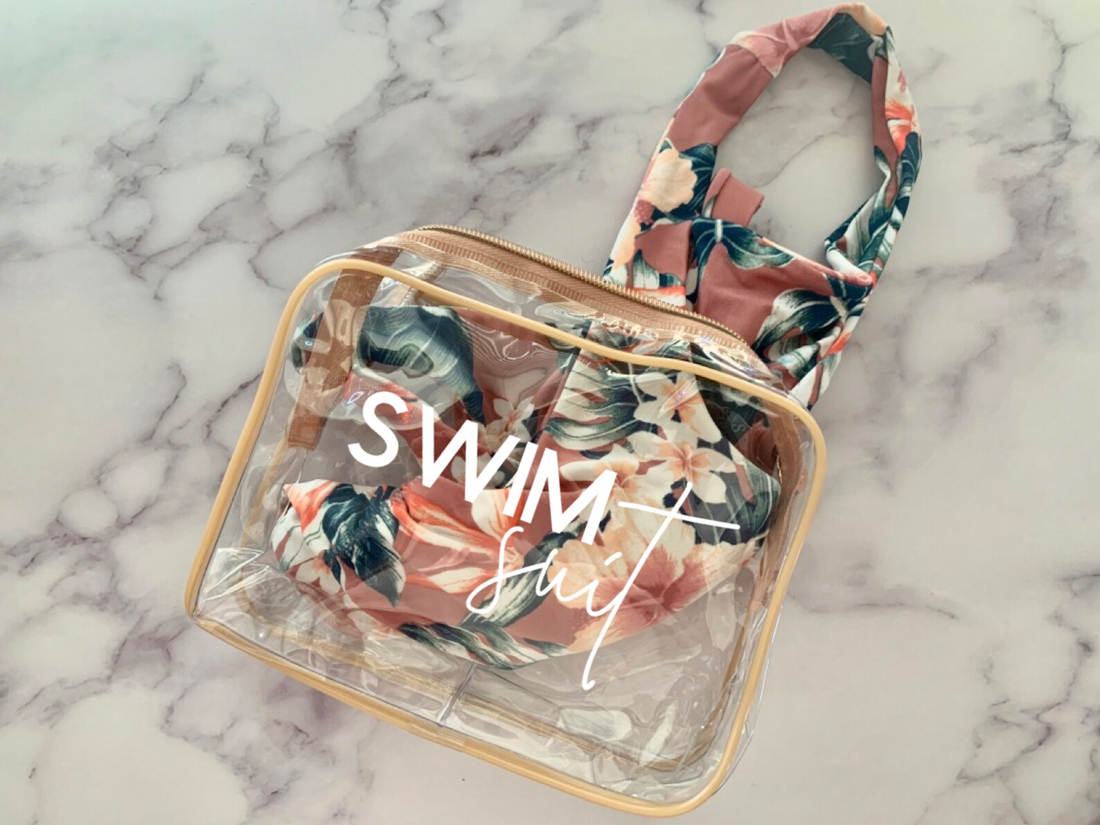 Wet Swimsuit Bag / Clear Travel Vacation Beach Pool Swim Etsy