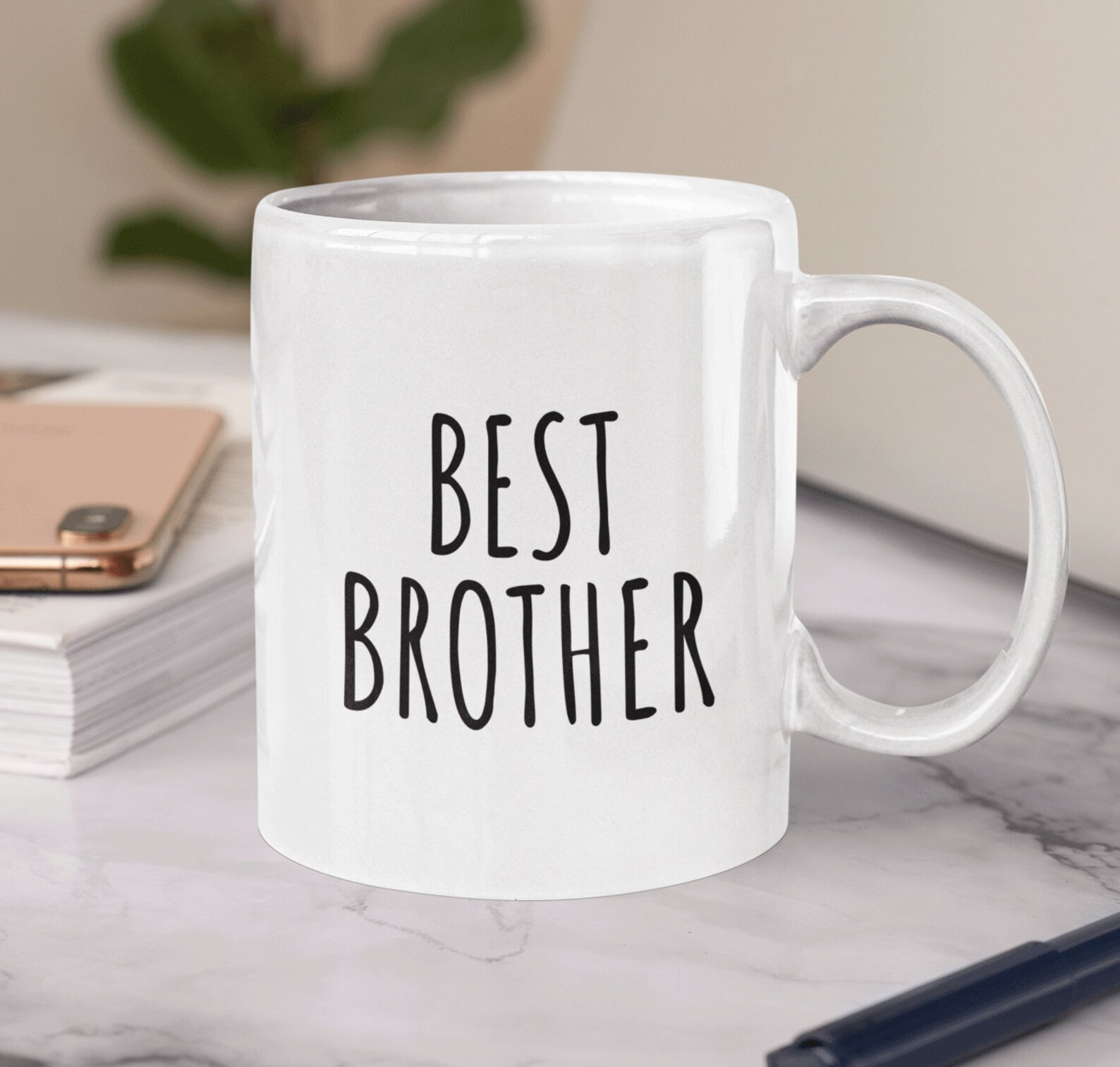 Best Brother Mug Best Brother Coffee Cup Gift From Sister Etsy