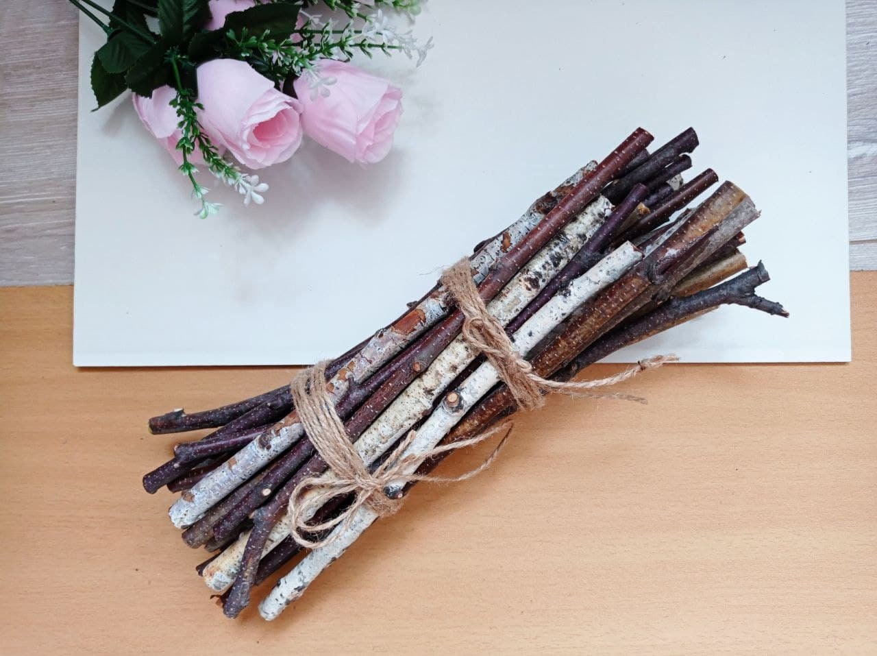 30 white birch sticks. Birch decorative twigs. Craft wooden Etsy