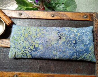 Lavender Eye Pillow, Relaxation Tool, Eye Cover, Aromatic, Aromatherapy, Eye Mask, Cotton, Batik, Eye Soother