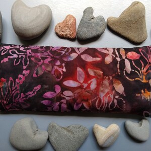 Lavender Eye Pillow, Relaxation Tool, Eye Cover, Aromatic, Aromatherapy, Eye Mask, Cotton, Batik, Eye Soother