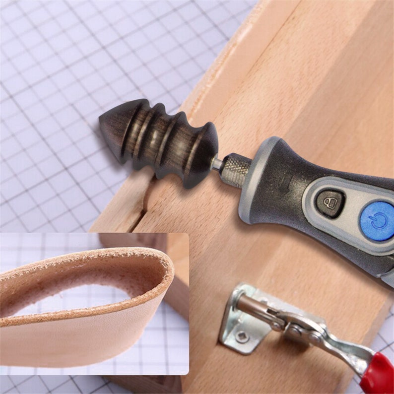 Leather Burnishing Tool Set for Dremel Rotary Tools Edge Etsy