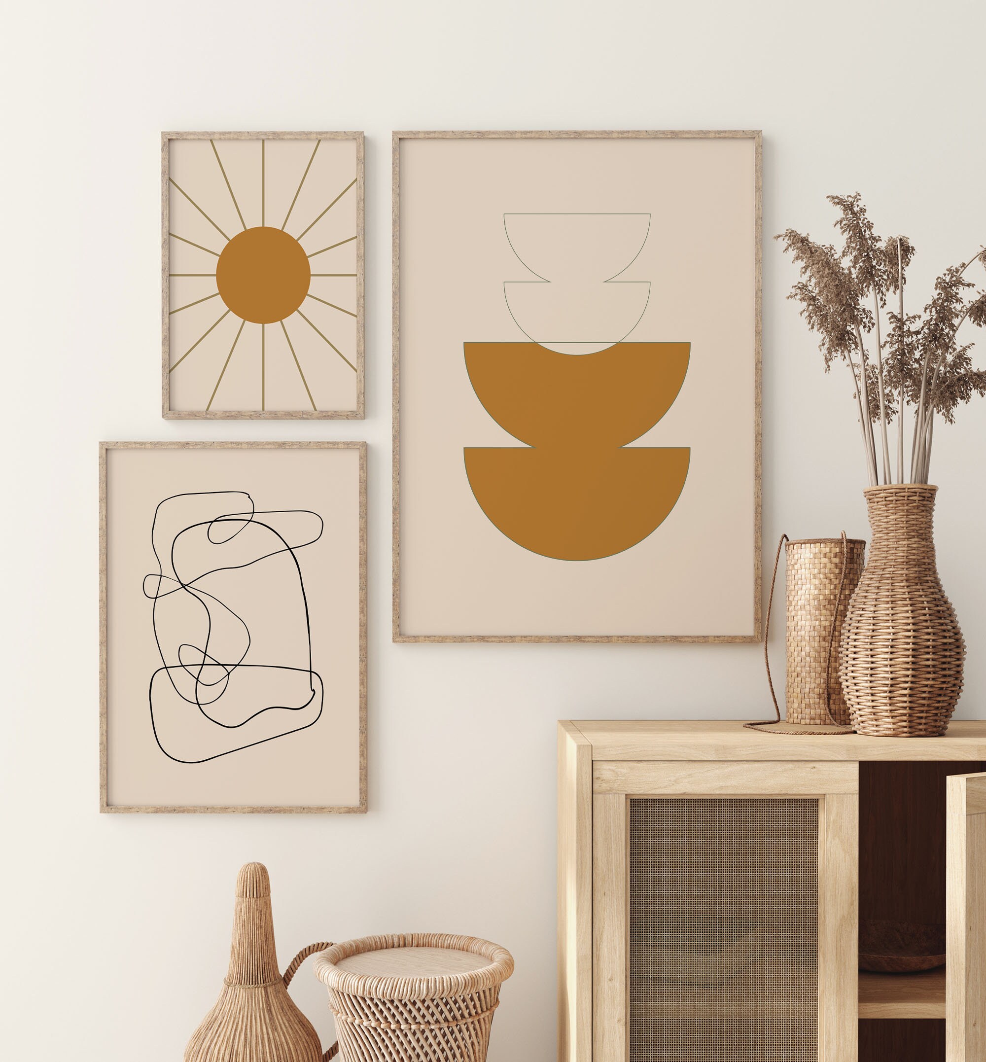 Gallery Wall Prints Set of 5 Living Room Art Prints Bedroom Etsy