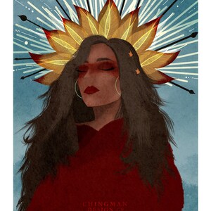 WAASKONEG, 8 x 10  Autographed Fine Art Print
