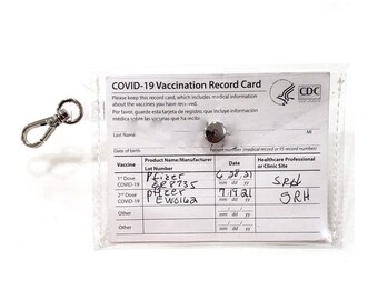 Vaccine Card Holder, Covid Vaccine Card Case, Clear Vaccine Card Holder, See Through Vaccine Card Case