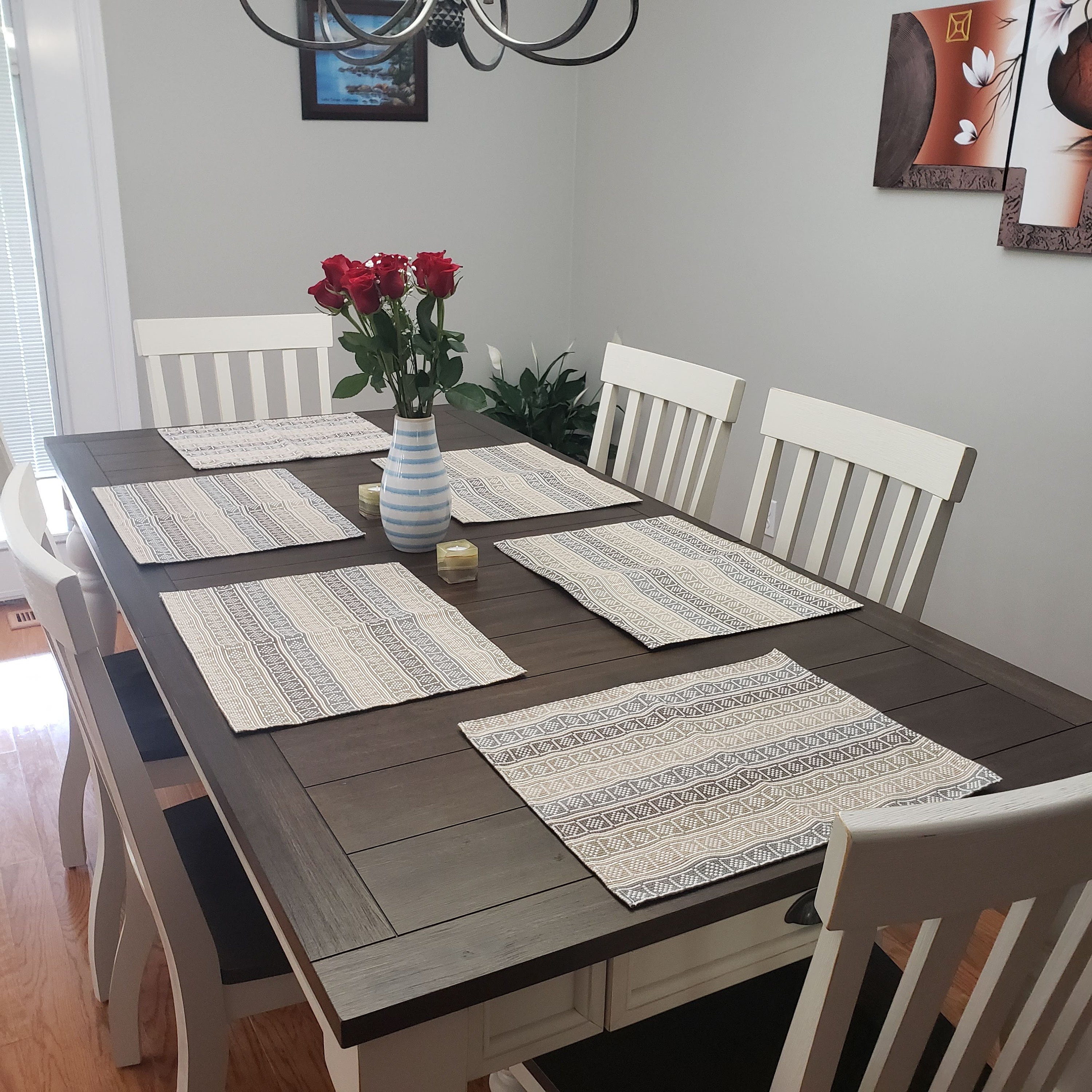 Placemats Neutral Color Placemats Multi Color Placemats Etsy