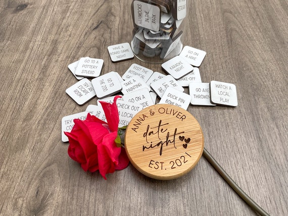 56 Couples Games Date Night Ideas, Date Night Box for Couples Activities, Date Night Gift for Married Couples, Wedding Anniversary for Couples, Date