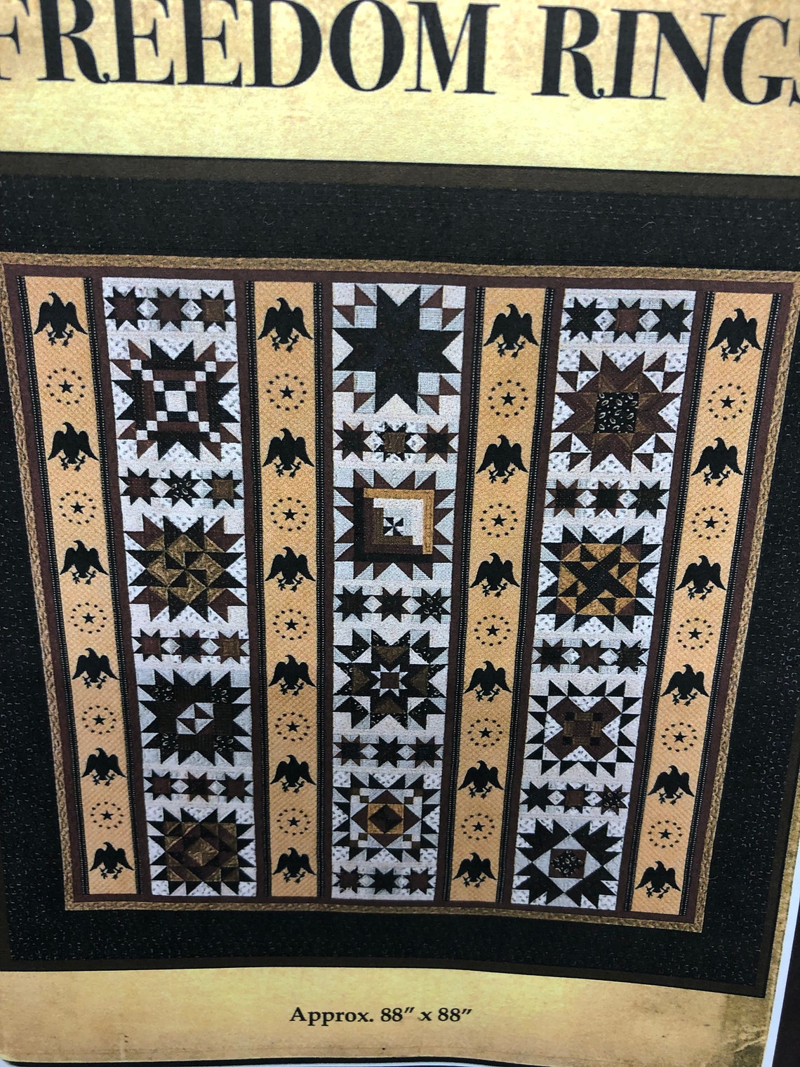 Freedom Rings Quilt Kit by Red Crinoline Quilts Etsy