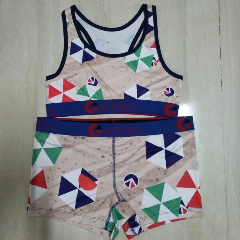 Ethika Sports Sets stretchy comfortable bra and shorts set Etsy