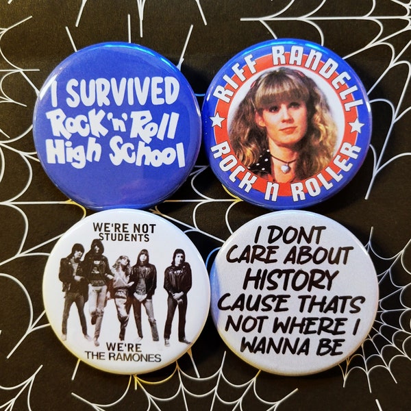 Cult Movie pinback Buttons & Bottle Openers. set 1