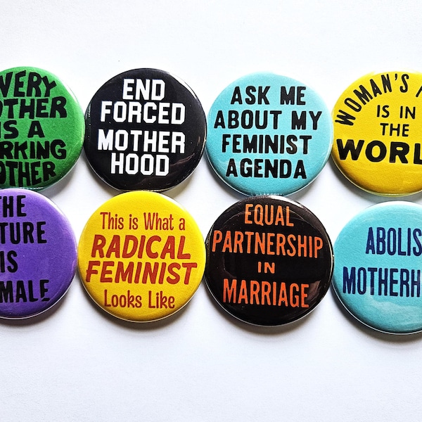Feminist Buttons - Etsy