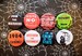 1960s & 1970s Retro Reproduction pin back Punk Rock Buttons and Bottle Openers. Political set 2 