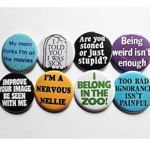 Vintage Reproduction Buttons Magnets & Bottle Openers. Set 24