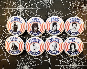 COOL CATS 25 YEAR OF ROCK N ROLL HOME VIDEO VINTAGE BUTTON PIN RARE MEMORABILIA