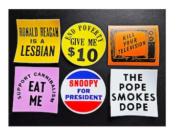 Vintage Reproduction Vinyl Stickers 3inch