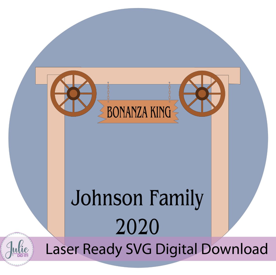 Download Ranch Sign family name plaque SVG laser ready file | Etsy