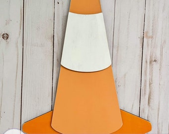 Instant digital download: Orange Cone Sign