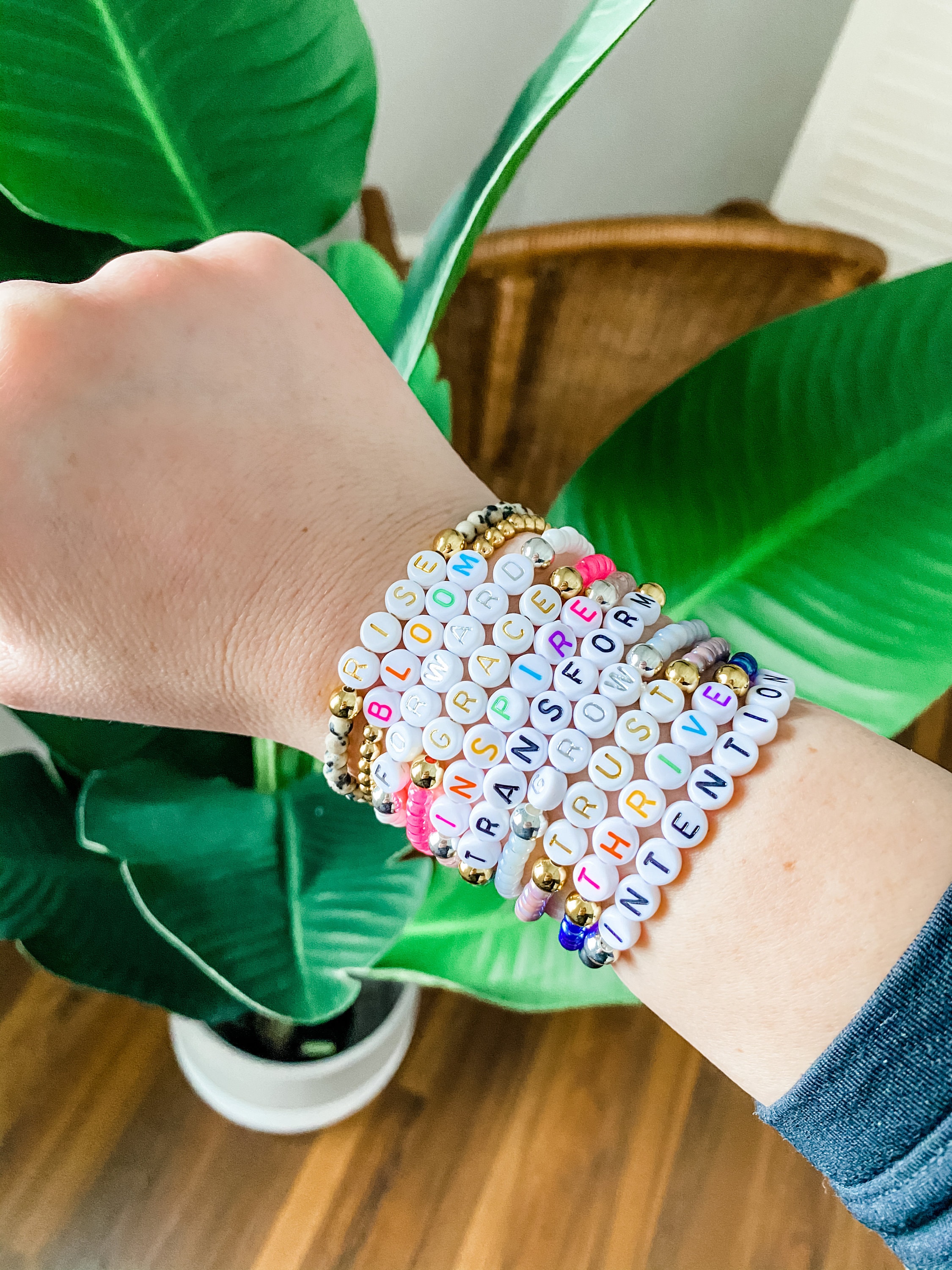 2025 Word of the Year Bracelet | Personalized Bracelet | Name