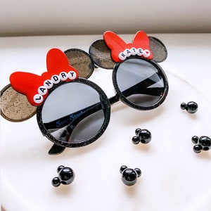 Callie + Kate Personalized DISNEY Minnie Mouse Sunnies | Disney Sunglasses | Kids Disney Sunglasses | Minnie Mouse Sunglasses