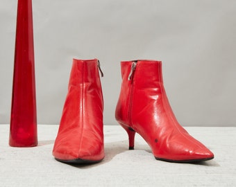 Kitten Heel Boot - Etsy