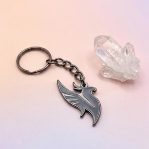 Enamel Keychain, Double Sided Metal, Enamel with Epoxy Coating, Illenium, Scratch Resistant