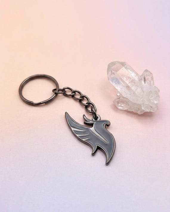 Enamel Keychain, Double Sided Metal, Enamel with Epoxy Coating, Illenium, Scratch Resistant