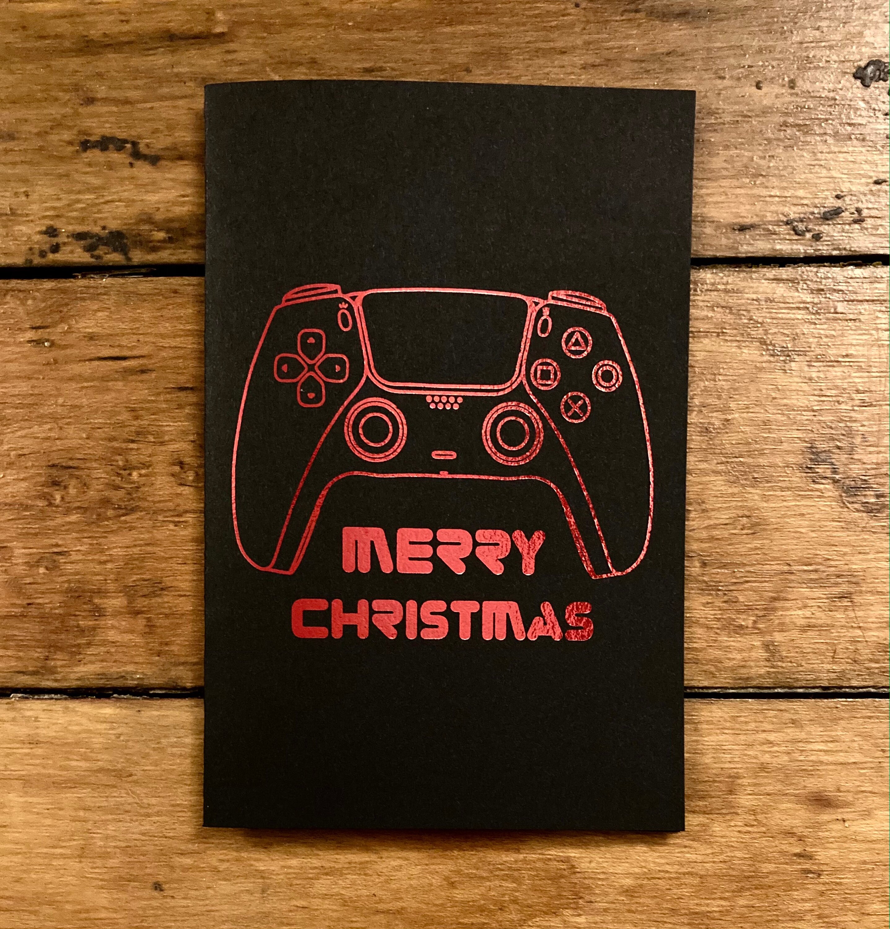 PS5 Gamer Console Foiled Card Gamer Card Gamer Birthday Etsy UK