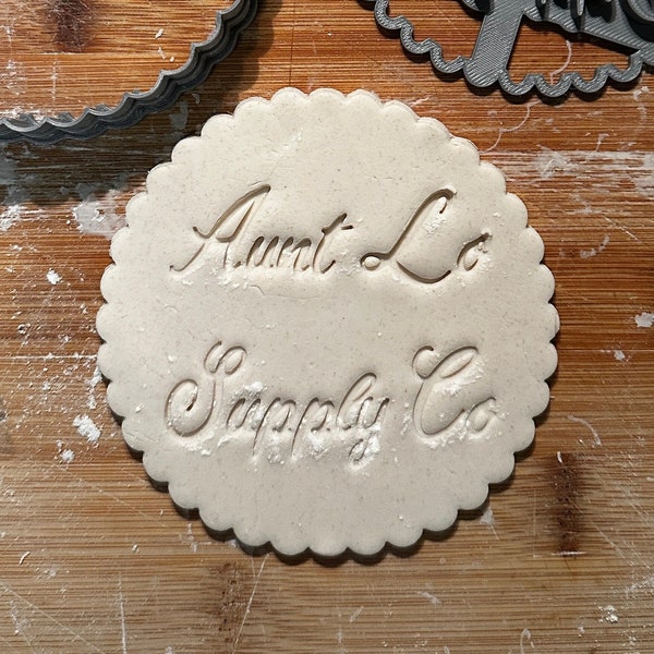 CUSTOM Cookie Cutter - Three Lines || Multiple Shapes and Sizes