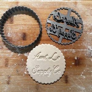 CUSTOM Cookie Cutter - Three Lines || Multiple Shapes and Sizes