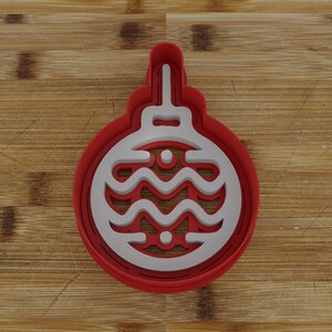 Tree Ball Cookie Cutter | Festive Ornament Design | Holiday Baking Tool